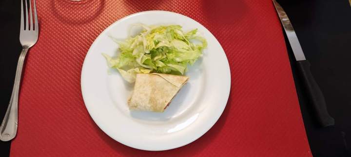 Sandwich wrap au poulet Gan