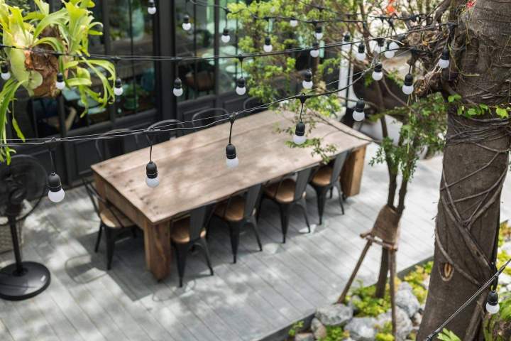 Terrasse privatisée pour événement Gan