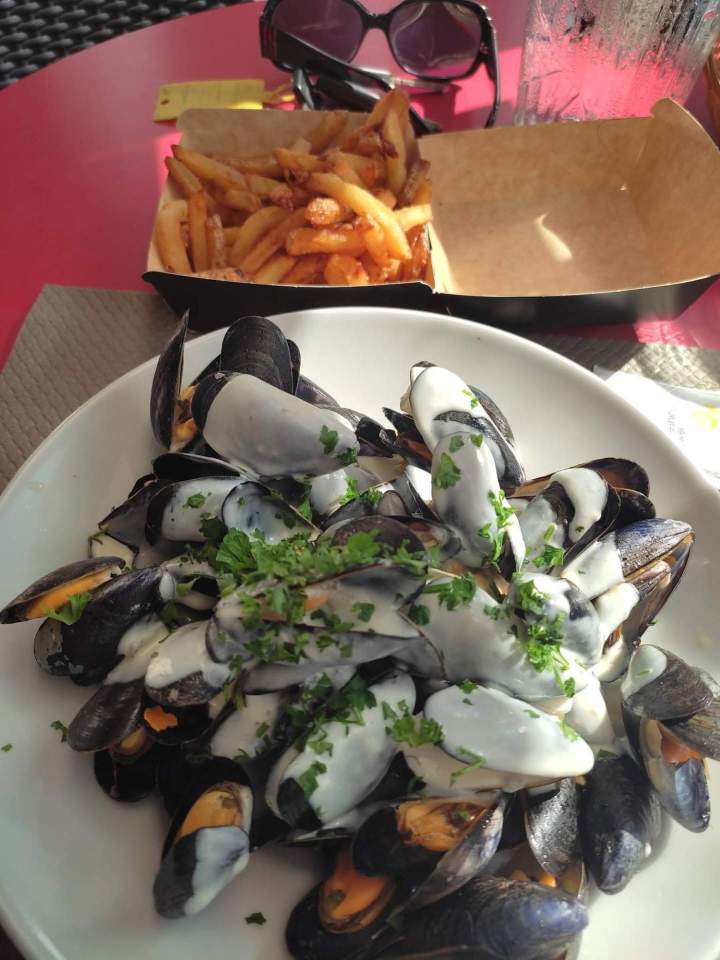 Plat de moules et frites Gan