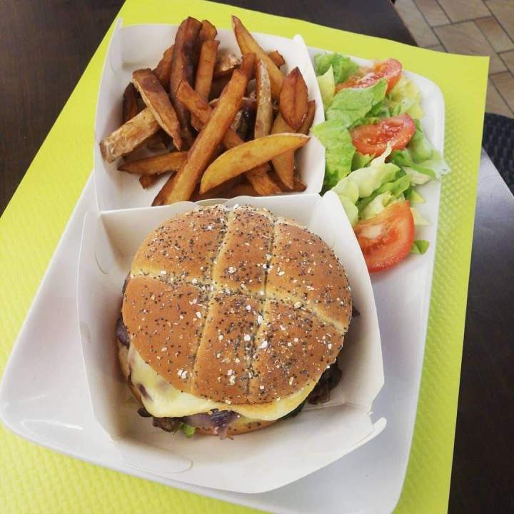 Burger frites Gan